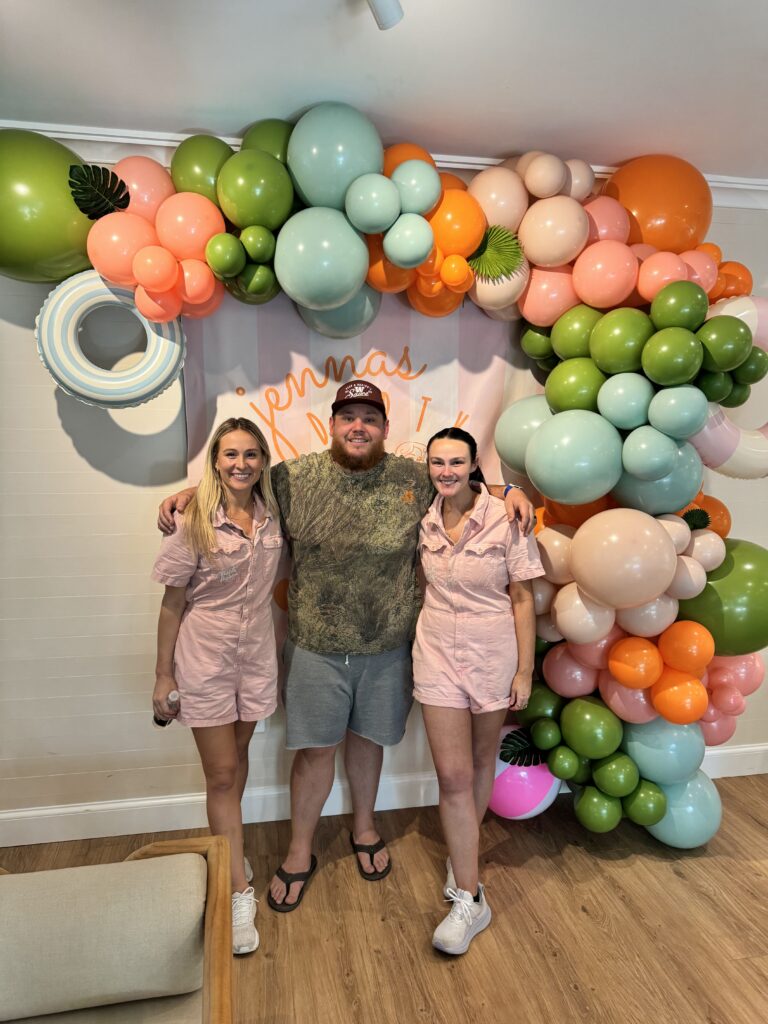 bachelorette party decorations setup