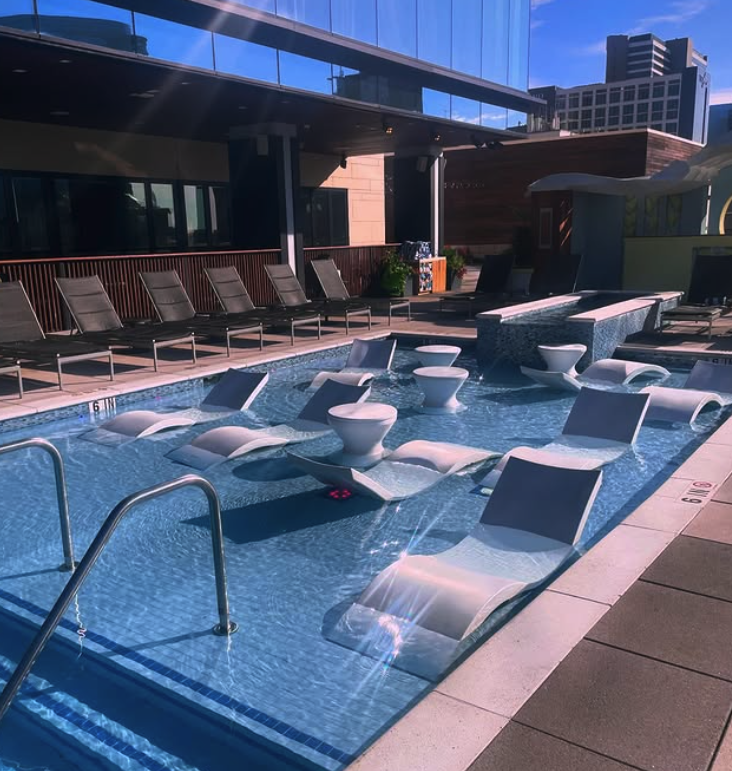 grand Hyatt spa in nashville rooftop pool