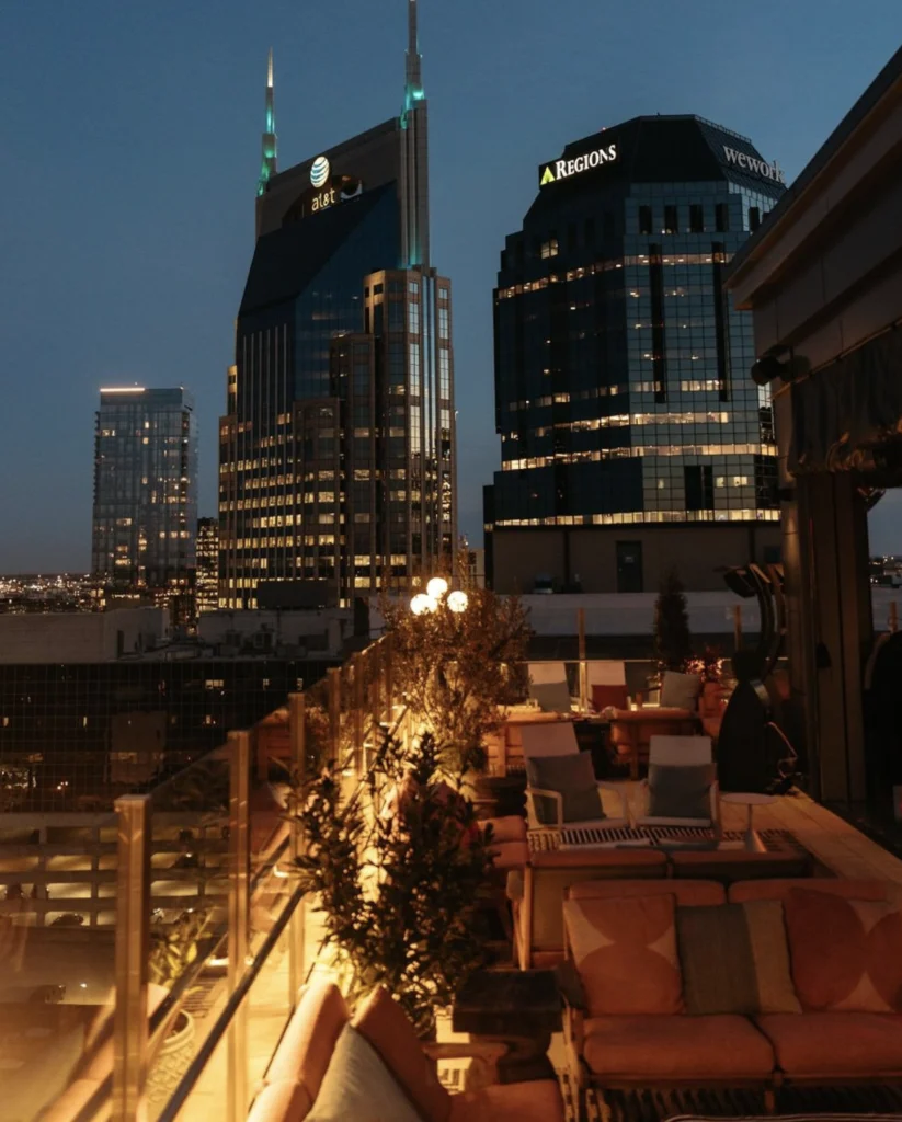 rare bird rooftop bar in nashville tennessee
