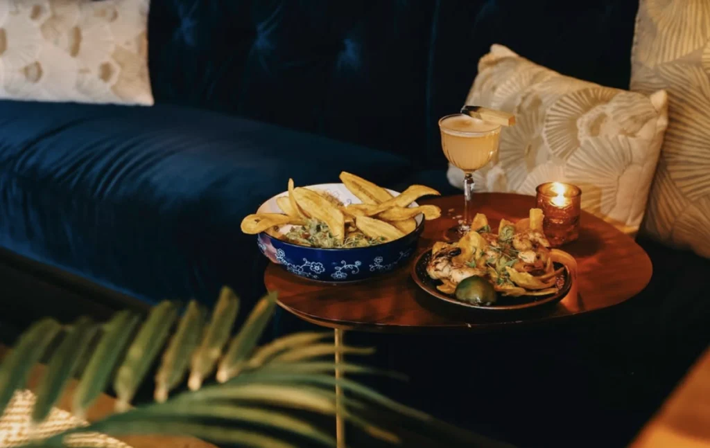 Mexican food at hidden bar in Nashville