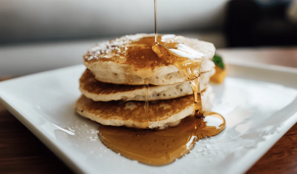 pancake stack at Mels drive in