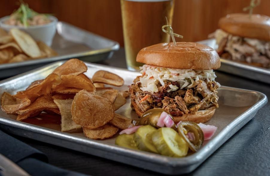 Plate of Charleston Barbecue