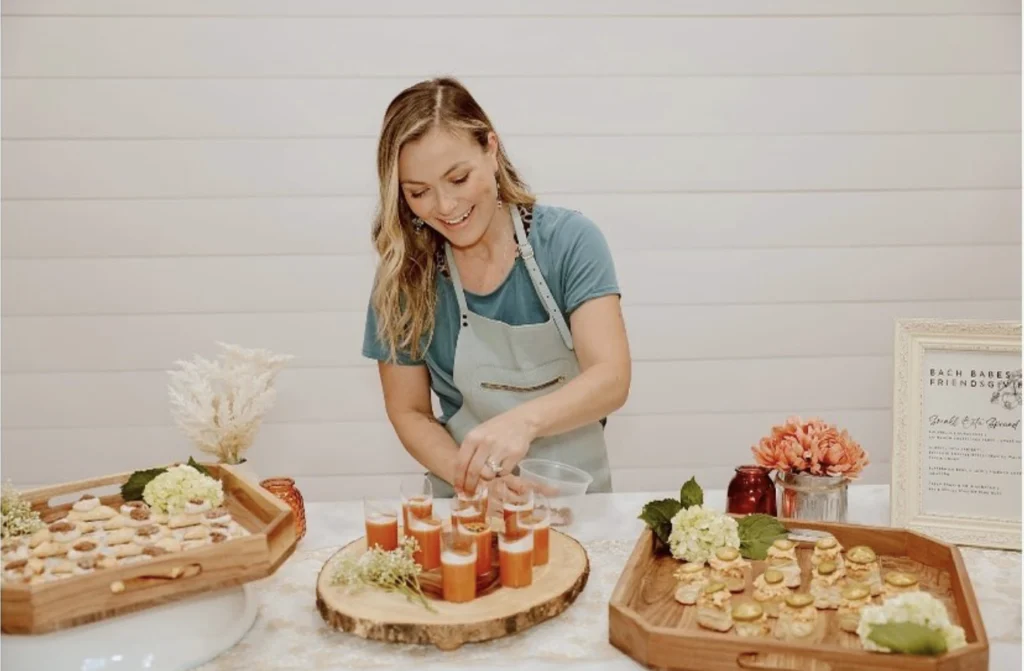private chef in nashville making food for a bachelorette party