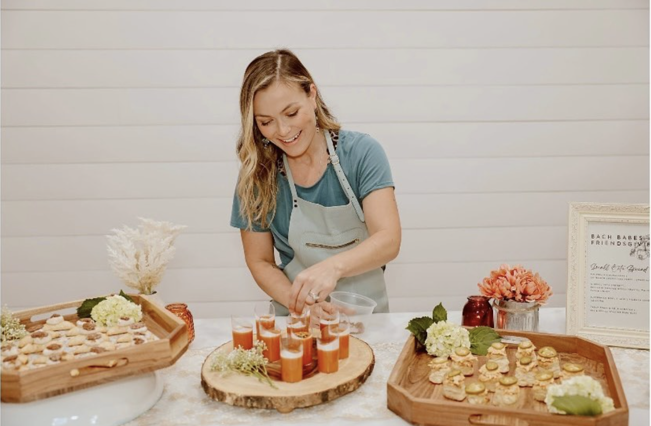 private chef in nashville making food for a bachelorette party