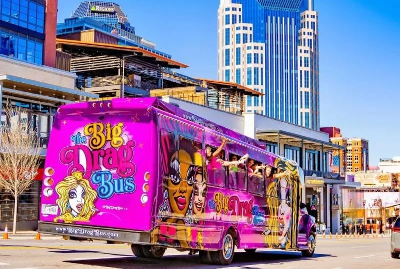 drag bus for bachelorette parties in nashville